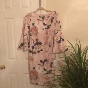 NWT Calvin Klein figure fitted dress